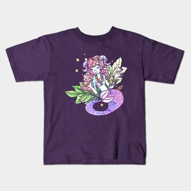 Capricorn Kids T-Shirt by LittleGreenHat